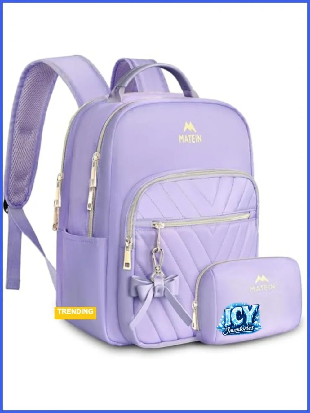 Women's Fashion Backpack Purse, Waterproof Mini Bookbag with Laptop